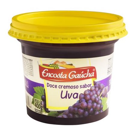 Doce cremoso encosta gaucha uva 400g*