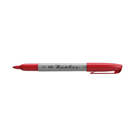 MARCADOR PERMANENTE VERMELHO MARKEE CIS 543503    