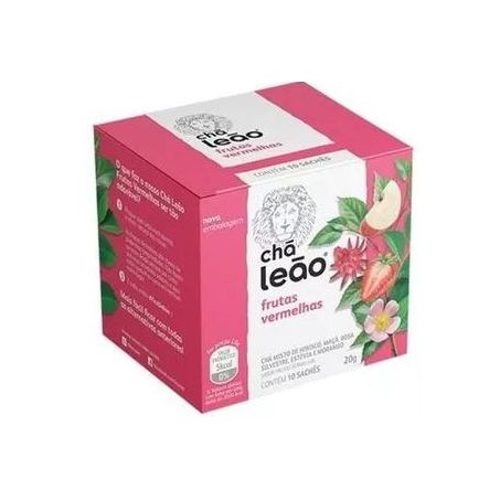 CHÁ FRUTAS VERMELHAS C/10 ENVELOPES LEÃO