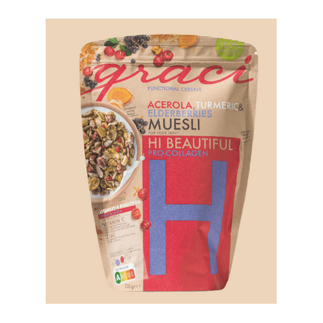 GRANOLA GRACI 300G HI BEAUTIFUL ACEROLA E ELDERBERRY 