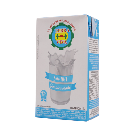 LEITE LONGA VIDA TERRA VIVA SEMIDESNATADO 1L 360-4