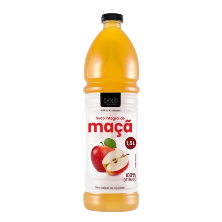 Suco Sanjo 1,5 Litro - Integral - Maçã - Pet
