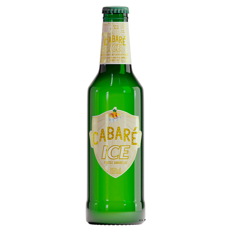 Bebida mista alcoólica gaseificada frutas amarelas cabaré ice