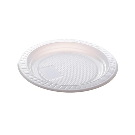 PRATO DESCART.COPOBRAS BRANCO 15CM C/25
