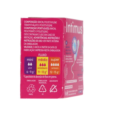 Absorvente Interno Intimus Mini C/ 8UN 360-11