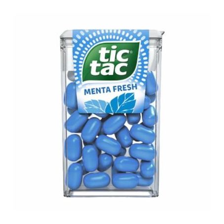Pastilha menta fresh tic tac caixa 14,5g