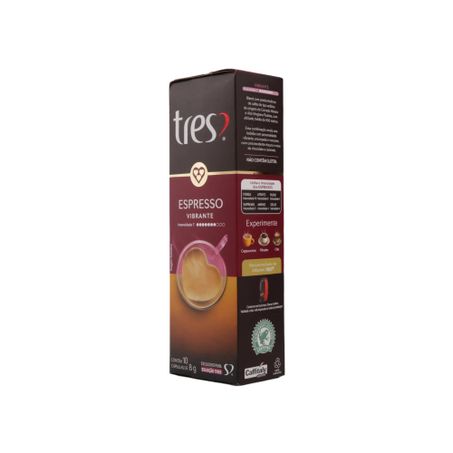 Cápsula 3 Corações Espresso Vibrant C/10 80g 360-7