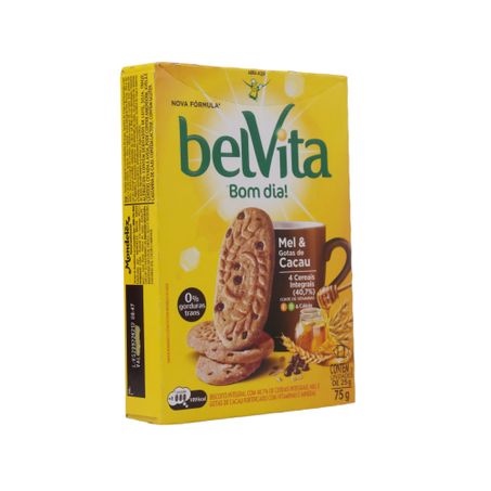 Biscoito Integral Belvita Mel/Cacau 75g 360-54