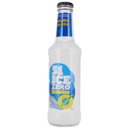 Bebida 51 Ice Sem Álcool Zero Açúcar 3 Limões Vidro 275ml 
  360-2