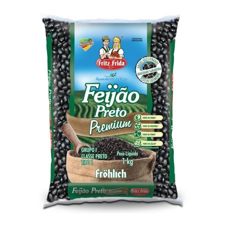 FEIJAO FRITZ&FRIDA 1KG T1 PRETO