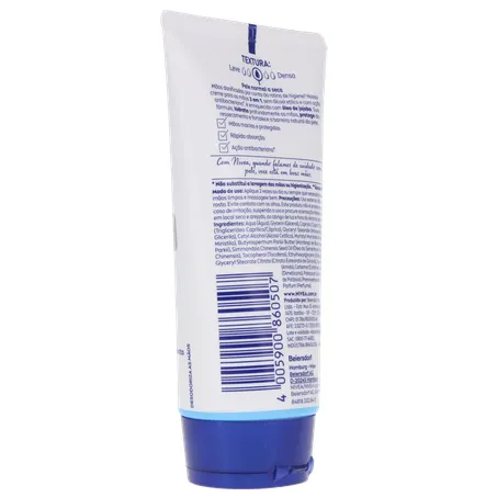 Creme hidratante nivea para mãos antibacteriano 3 em 1 bisnaga 75g 360-14