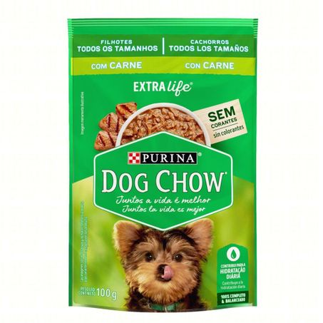 PETISCO DOG CHOW CAES ADULTO CARN/LEIT/ 100G