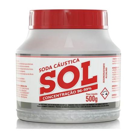 SODA CAUSTICA SOL POTE 500G