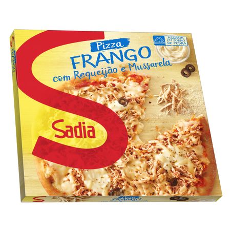 PIZZA FRANGO COM REQUEIJÃO E MUSSARELA SADIA