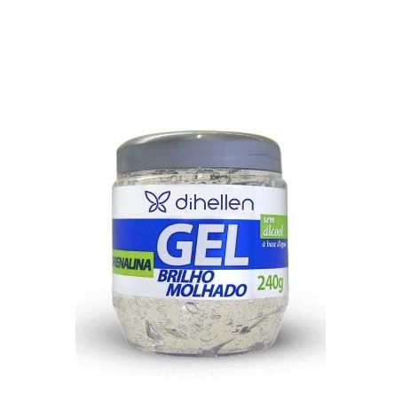 Gel Cabelo Dihellen 240g Brilho Molhado Adrenalina