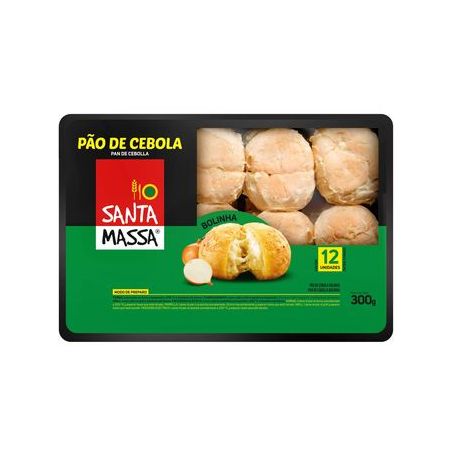 Pão de cebola santa massa bolinha 300g