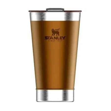 Copo c/ tampa stanley dourado 473ml 360-1