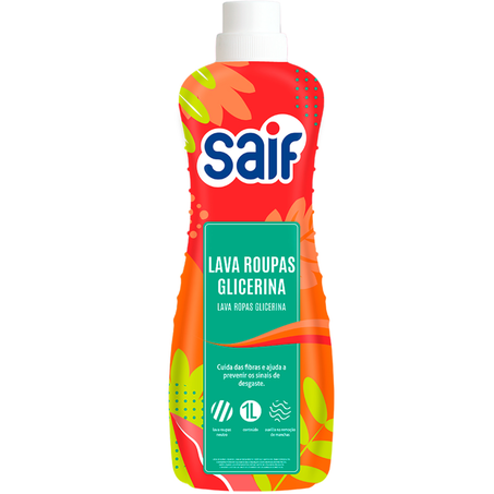 Lava roupas saif 1l glicerina