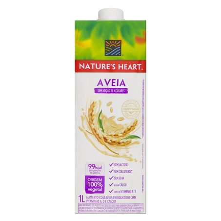BEBIDA À BASE DE AVEIA NATURE'S HEART