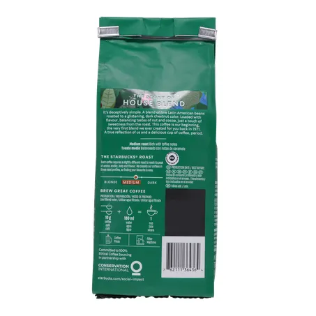 Café Starbucks House Blend Sachê 250g | Super Koch