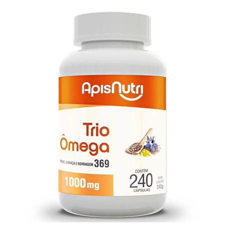 TRIO OMEGA 3,6,9 1000MG 120 CAPS - APISNUTRI