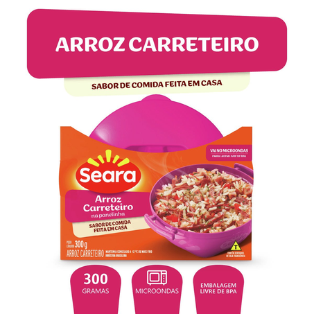Arroz Carreteiro Seara na Panelinha Pote 300g