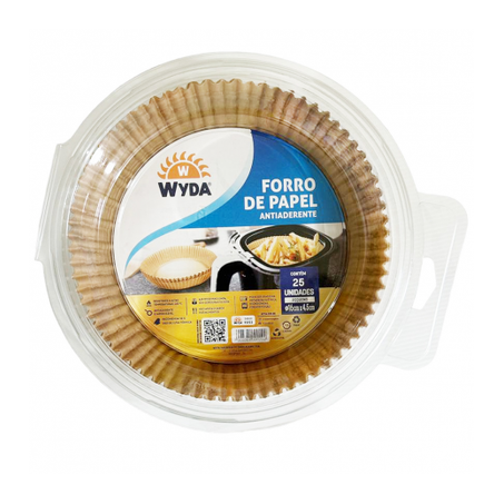 Forma Wyda Air Fryer 25un Redonda 16 Cm Descartavel