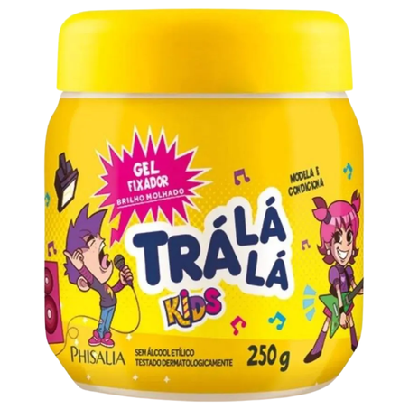 Gel capilar tralala kids brilho molhado 250g