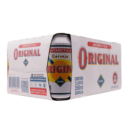 Cerveja antarctica original pilsen 350ml caixa com 12un 360-22