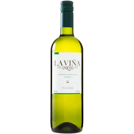 Vinho la vina branco suave 750ml un