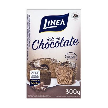 Mistura Para Bolo Linea Zero Chocolate Embalagem 300G