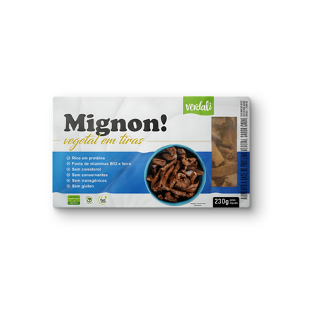 MIGNON VEGETAL EM TIRAS 230G - VERDALLI