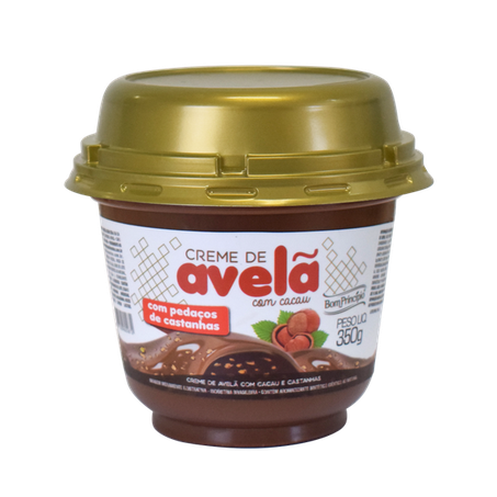 CREME AVELÃ CACAU CASTANHAS 140G - BOM PRINCIPIO