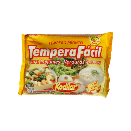 TEMPERO TEMPERAFACIL 60G AMARELO LEGUMES