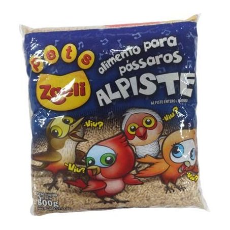 Alimento para pássaros alpiste zaeli 500g