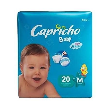 Fralda infant capricho baby m c/20un