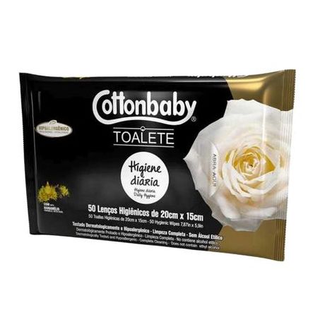 Lenco Umedecido Intimo Cottonbaby Toalete C/50 ###