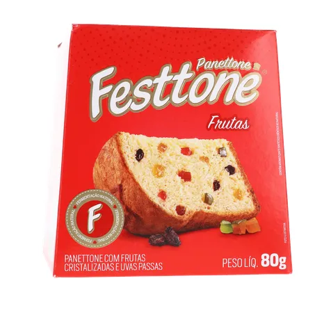 Panettone festtone mini frutas cx 80g 360-35