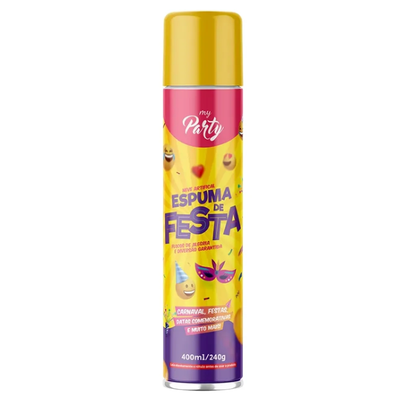 Espuma P/ Festa Aero My Party 150ml Neve