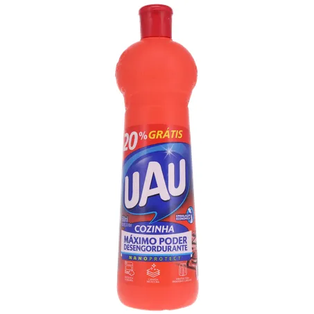 Desengordurante uau cozinha squeeze 500ml (20% grátis)