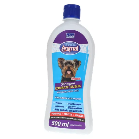 Shampoo Dr Animal 500ml Combate Queda 360-1
