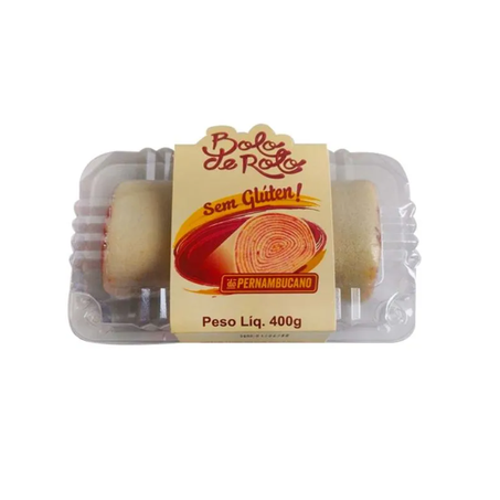 Bolo de Rolo Sem Glúten 400g