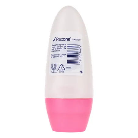 Antitranspirante Roll-on Rexona Powder Dry Frasco 50ml 360-2