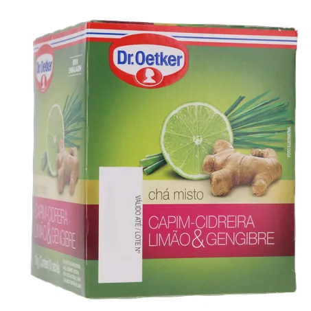 Chá Dr Oetker Cidreira e Limão/Gengibre C/10 Sachês 360-7