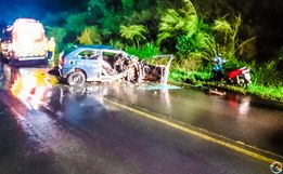 Homem morre em acidente de trânsito na BR-163 em São Miguel do Oeste
