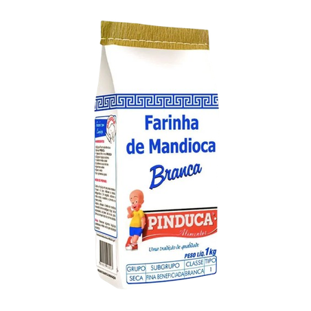 Farinha de mandioca branca pinduca 1kg