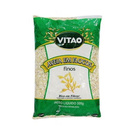 Aveia Flocos Finos Vitao Embalagem 500G