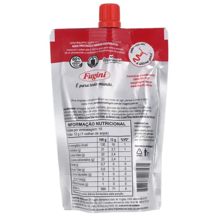 MOLHO FUGINI BARBECUE SACHET 180G 360-18