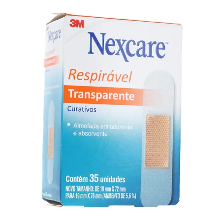 Curativo Nexcare Transparente Caixa 35un 
  360-34