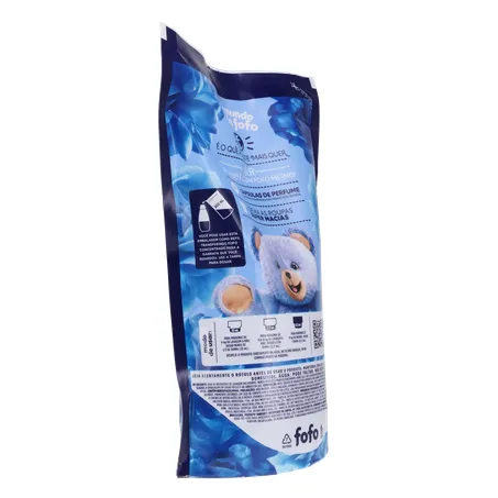 Amaciante de Roupas Concentrado Fofo Azul Tudao 900Ml 360-13